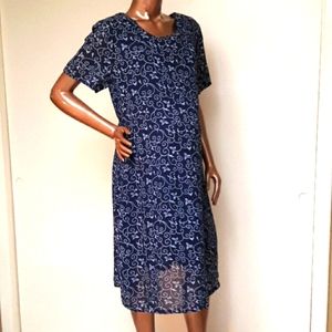 Oh Mamma Maternity Chiffon Overlay Dress